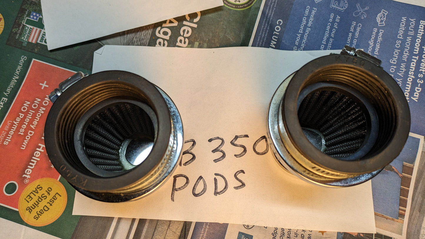 Honda CB CL350 Air Filter Pods my sku 7900