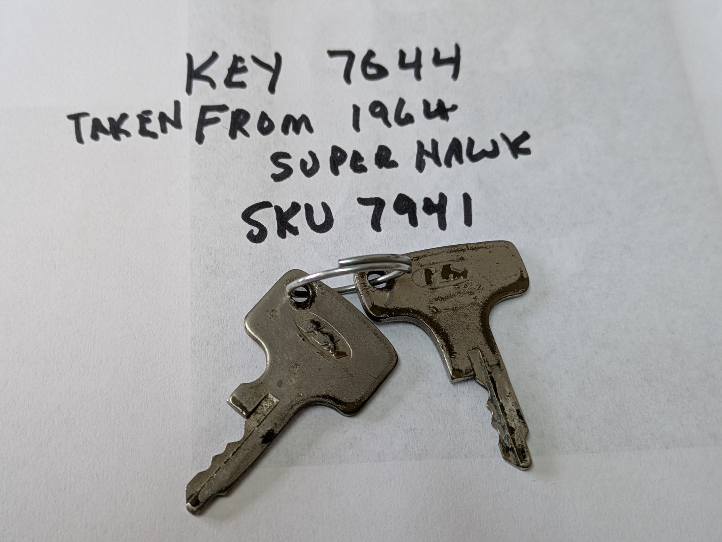 Honda Motorcycle Key T7941