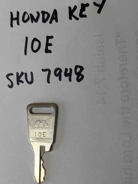 Honda Motorcycle Key 10E my  sku 7948