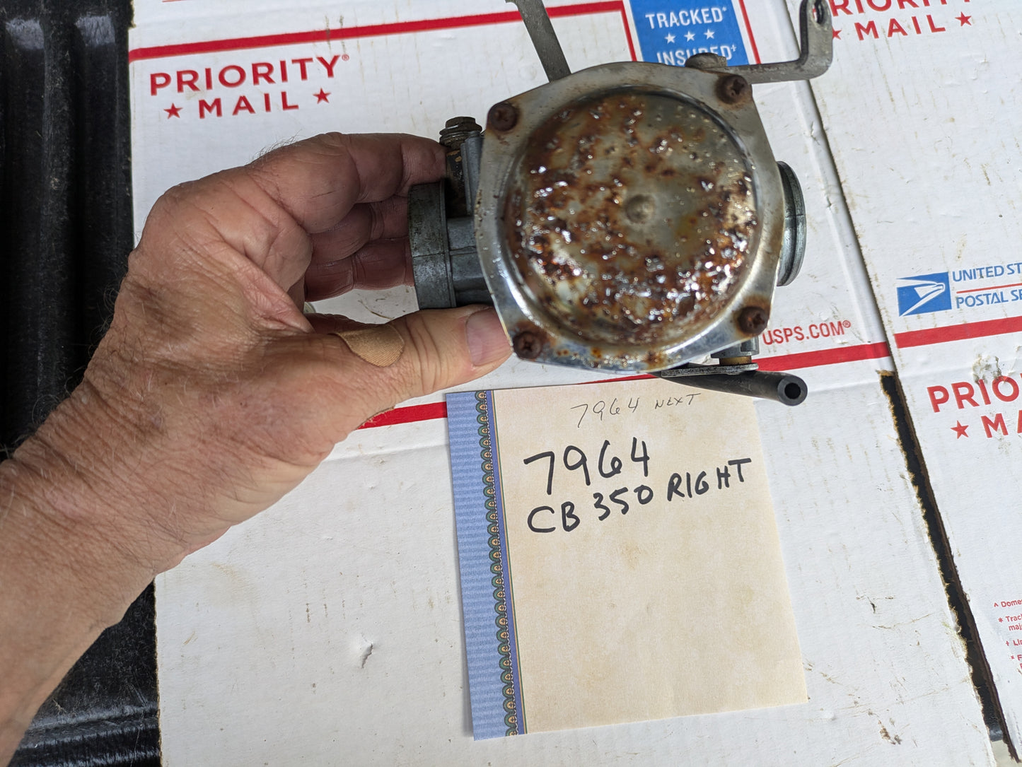 Honda CB350 CL350 OEM Right Carburetor  sku 7964