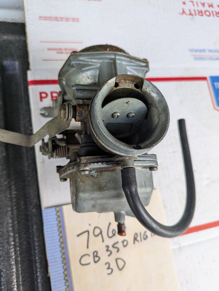 Honda CB350 CL350 OEM Right Carburetor  sku 7964