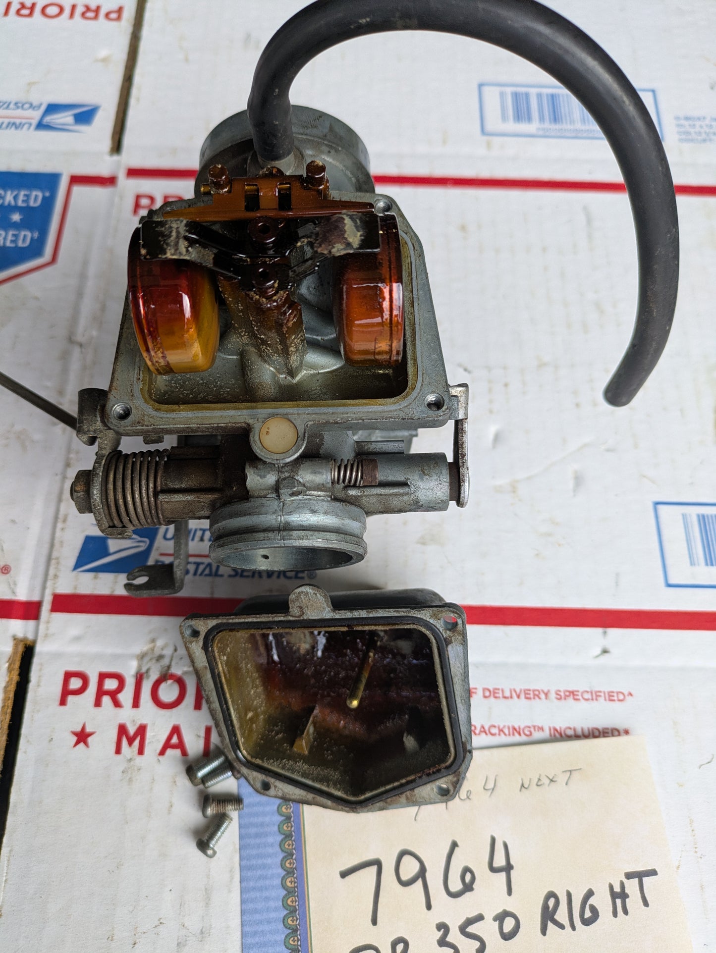 Honda CB350 CL350 OEM Right Carburetor  sku 7964