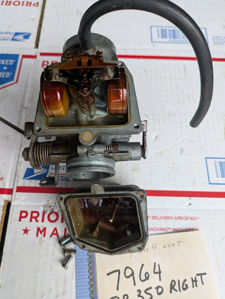 Honda CB350 CL350 OEM Right Carburetor  sku 7964