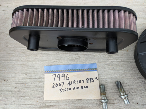 Harley Davidson OEM 883 Stock Air Box/Air cleaner  sku 7996