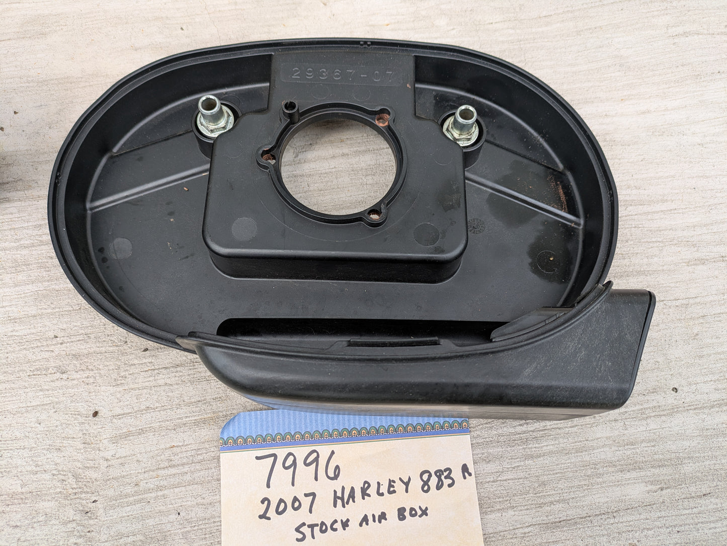 Harley Davidson OEM 883 Stock Air Box/Air cleaner  sku 7996