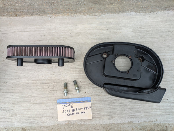 Harley Davidson OEM 883 Stock Air Box/Air cleaner  sku 7996