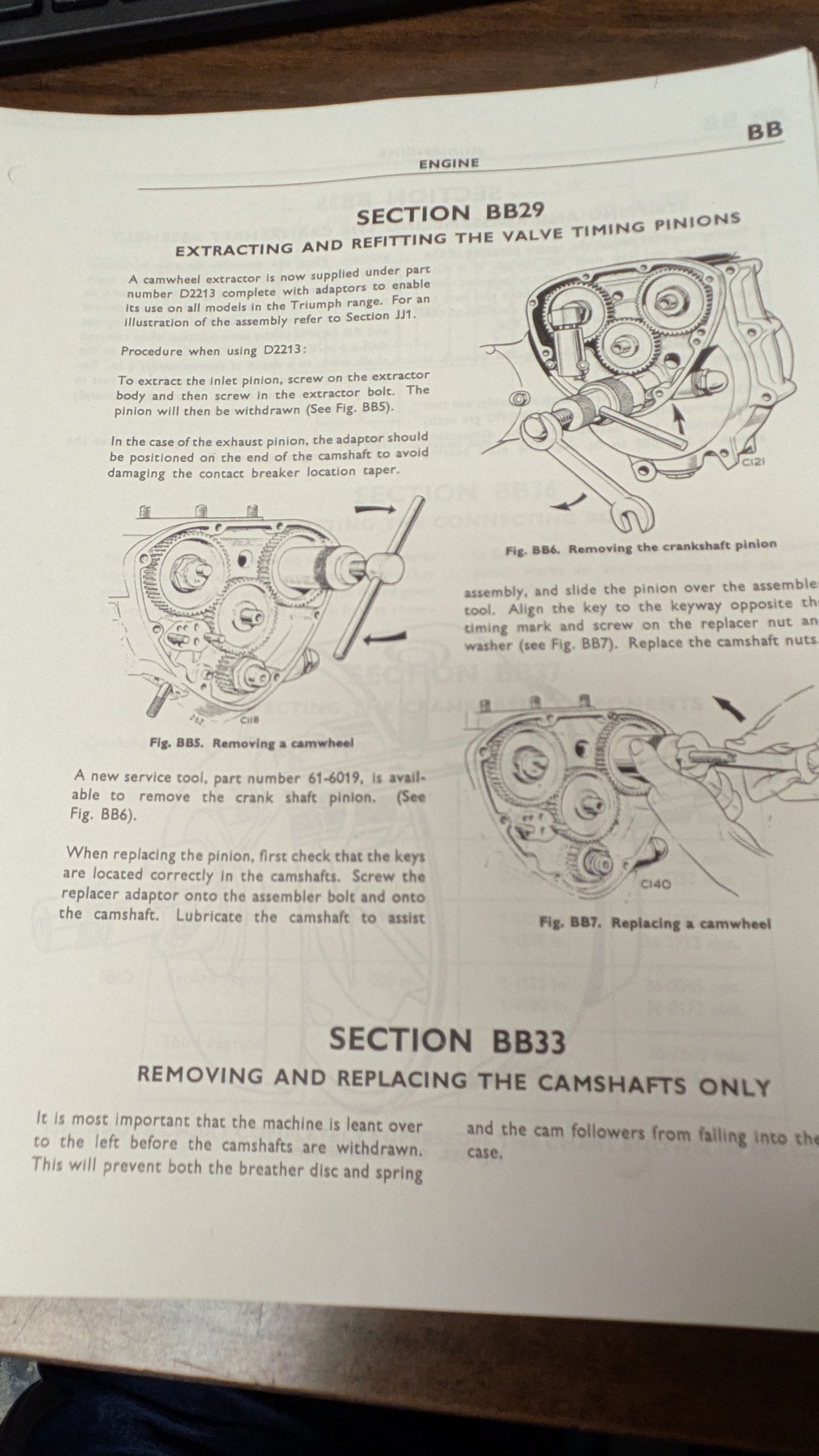 Triumph OEM Workshop Manual  350/500 unit construction twins sku 8358