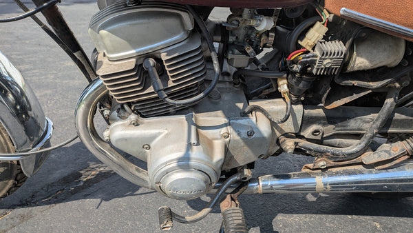 Honda CM185T 1978 Parts bike no title sku 8000
