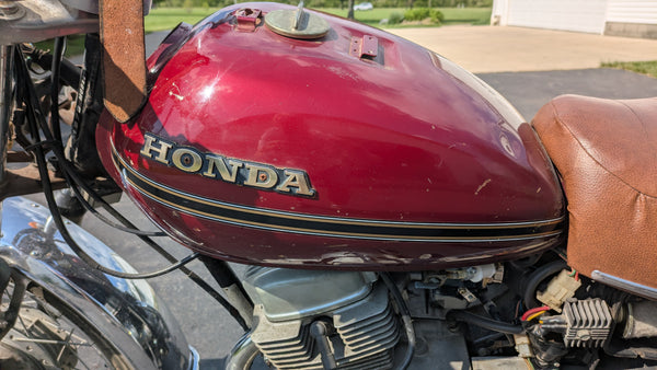 Honda CM185T 1978 Parts bike no title sku 8000