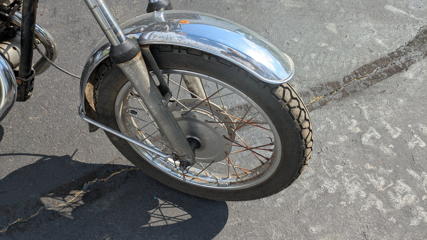 Honda CM185T 1978 Parts bike no title sku 8000