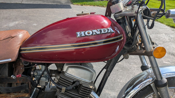 Honda CM185T 1978 Parts bike no title sku 8000