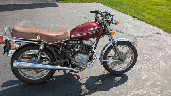 Honda CM185T 1978 Parts bike no title sku 8000