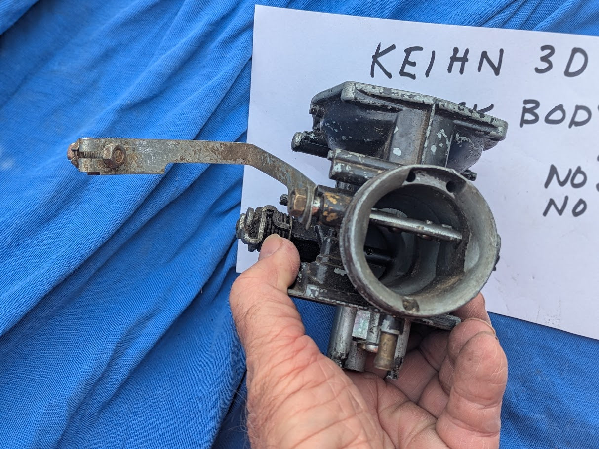 Keihin CB350 Carburetor top right side OEM  black color sku 8104