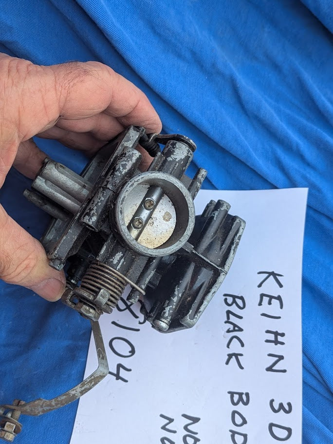 Keihin CB350 Carburetor top right side OEM  black color sku 8104