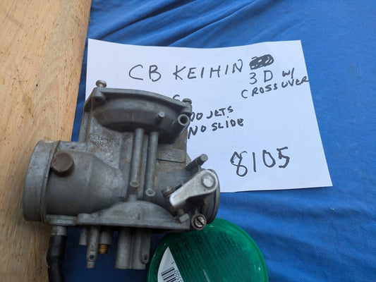 Keihin CB350 Carburetor top right side OEM   sku 8105