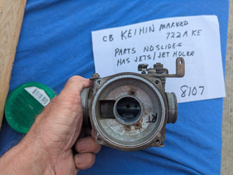 Keihin CB350 Carburetor top right side OEM   my sku 8107