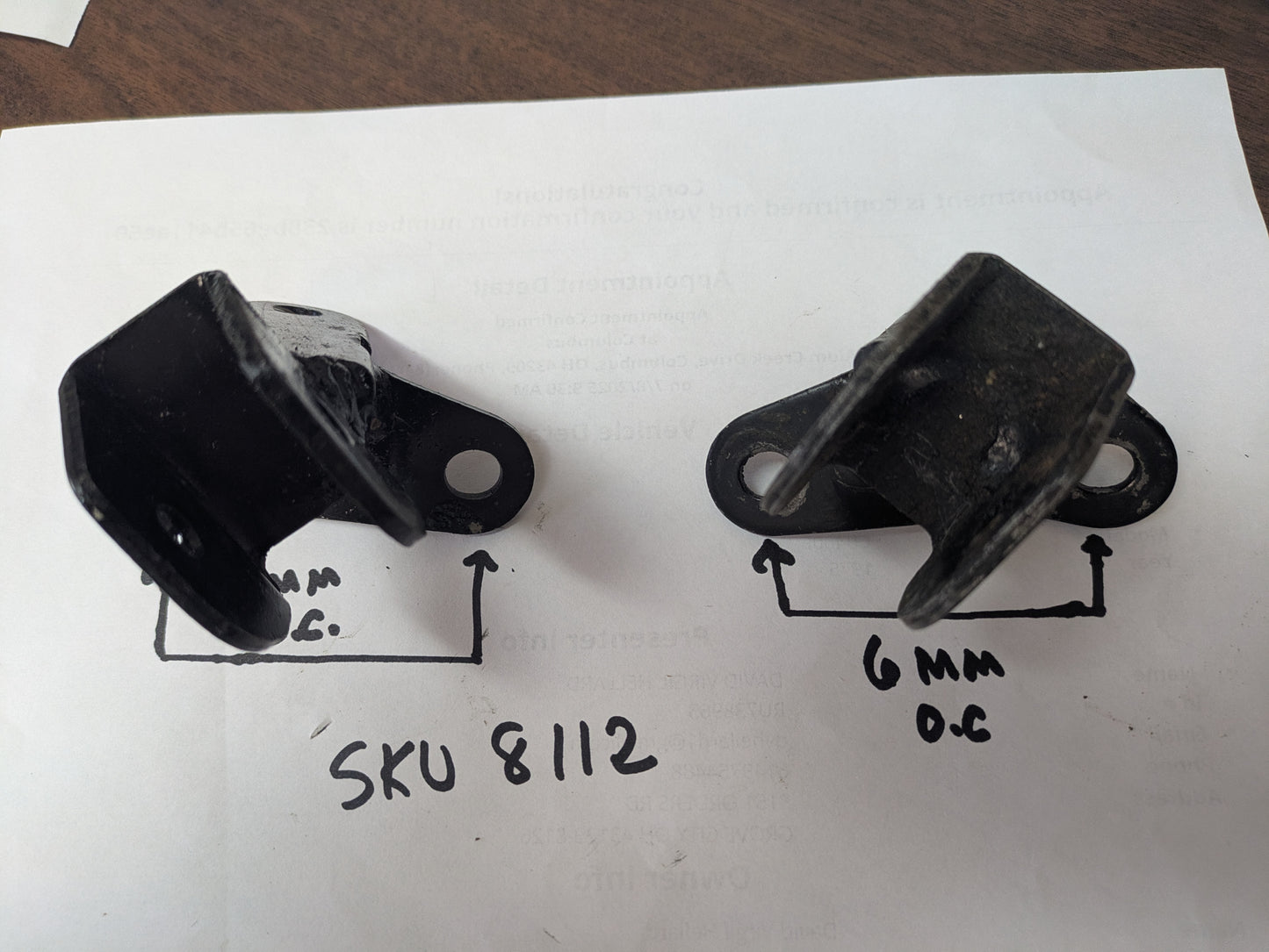 Suzuki TS TC OEM foot peg rests my sku 8112