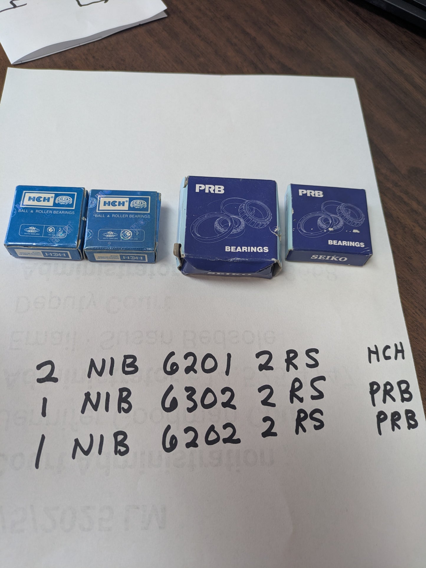 Suzuki New in box Bearing selection sku 8115