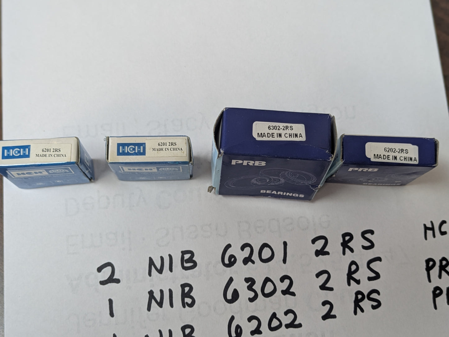 Suzuki New in box Bearing selection sku 8115