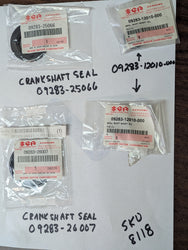Suzuki OEM Crankshaft Seal set sku 8118
