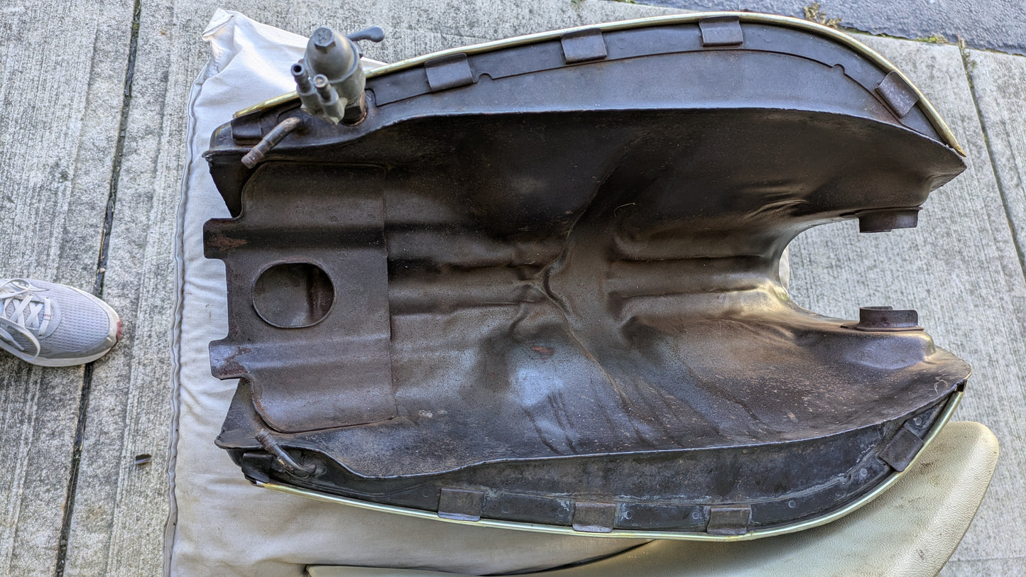 Honda CB450K5 OEM Gas Tank Candy Garnet Brown sku 8127