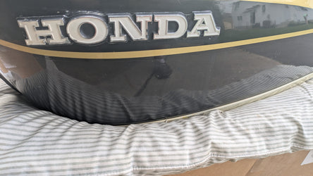 Honda CB450K5 OEM Gas Tank Candy Garnet Brown my sku 8127
