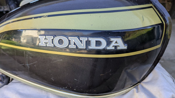 Honda CB450K5 OEM Gas Tank Candy Garnet Brown sku 8127