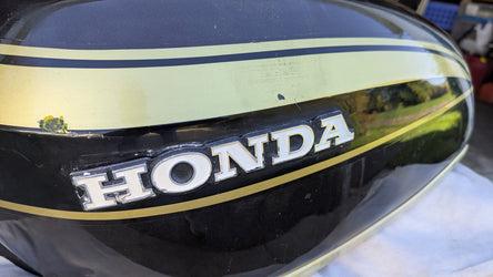 Honda CB450K5 OEM Gas Tank Candy Garnet Brown sku 8127