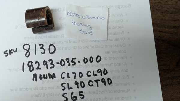 Honda NOS Exhaust Gasket CL70 CL90 CT90 S65 SL90 18293-035-000 my sku 8130