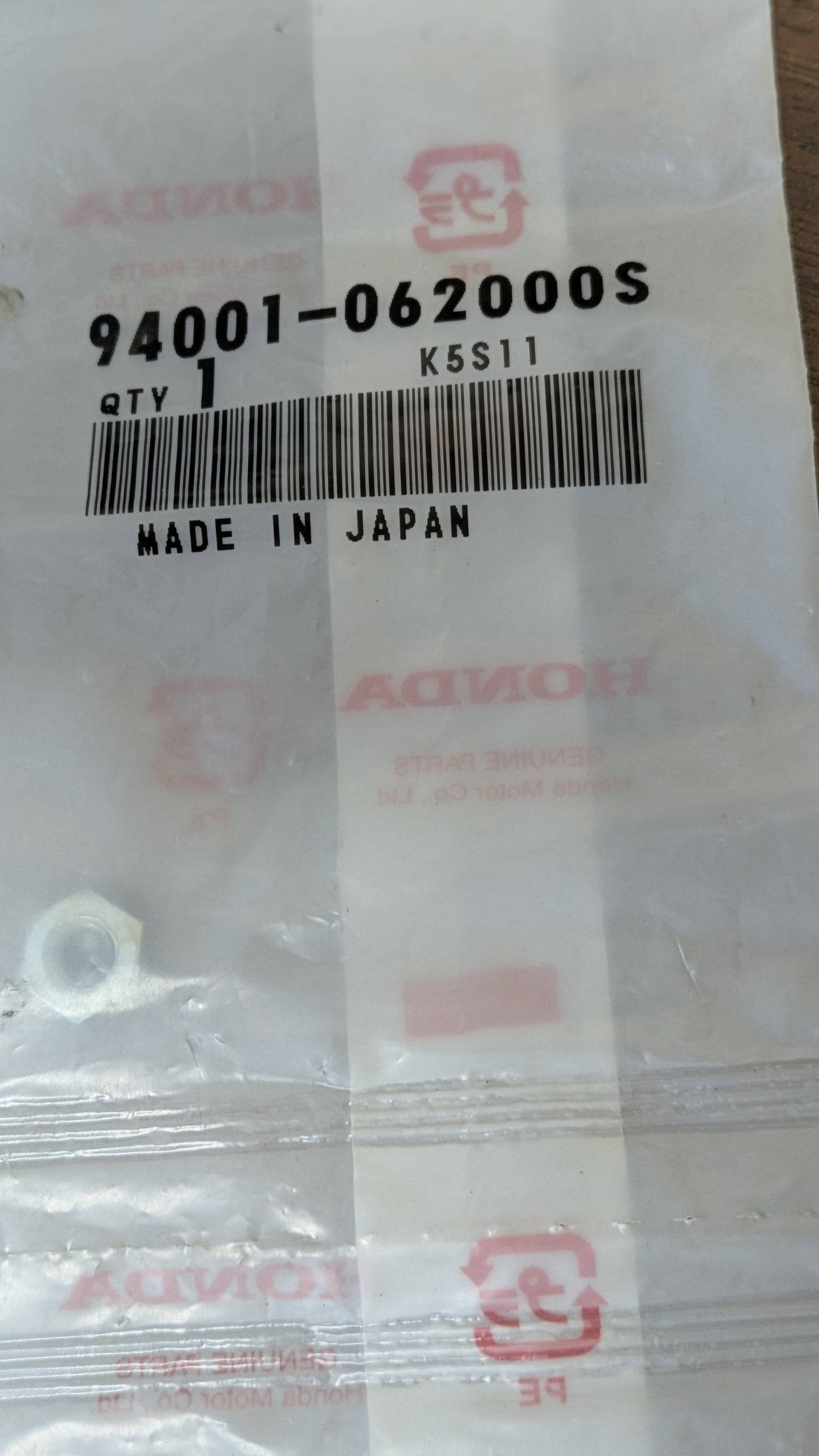 Honda OEM NOS (6mm) Hex Nuts part 94001-062000s,  1976-78 ATC90 1979 ATC110  and others  quantity  10  my sku 8136