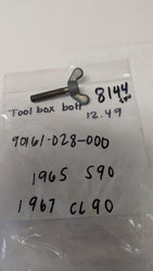 Honda 90 CL90 CS90 S90 Tool Box Fixing Bolt NOS Genuine Japan P/N 90161-028-000 my sku 8144