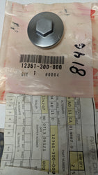 Honda TAPPET ADJUSTER HOLE COVER Part, 12361-300-000, sku 8146