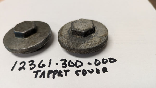 Honda used TAPPET ADJUSTER HOLE COVER Pair Part #: 12361-300-000 sku 8147