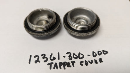 Honda used TAPPET ADJUSTER HOLE COVER Pair Part #: 12361-300-000 sku 8147