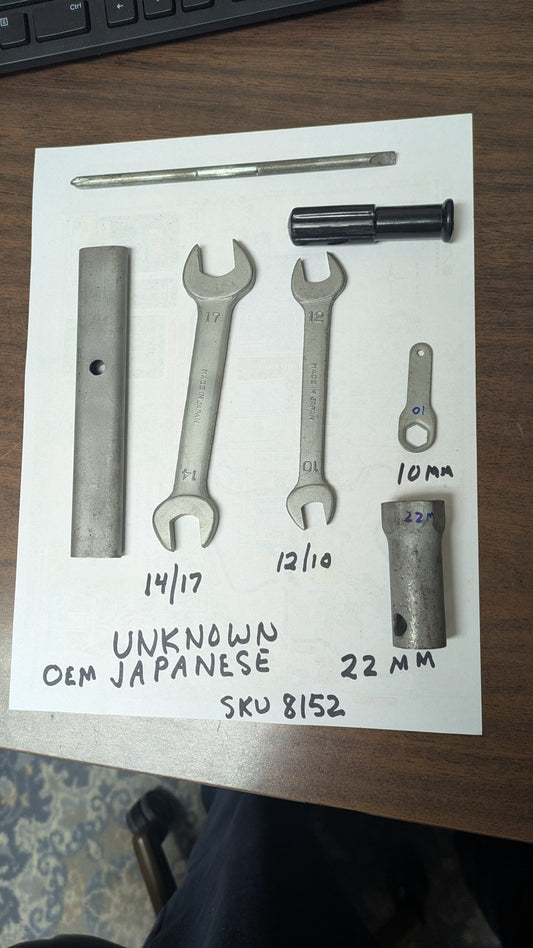 Unknown Japanese  Motorcycle Tool Kit  sku 8152