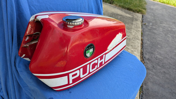 Puch 175 Enduro 1972 OEM Gas Tank sku 8153