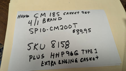 Honda CM200T Engine Gasket Set sku 8158