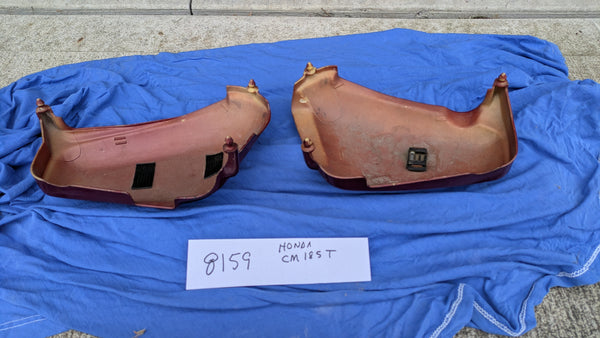 Honda CM185T 1978 Sidecover pair Candy Presto Red  Will fit CM200T also my sku 8159