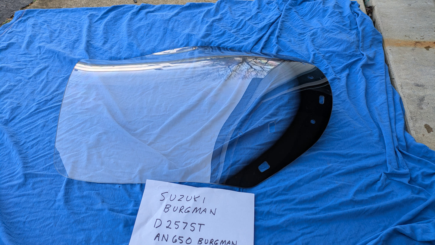 Suzuki Burgman D257ST Windscdreen Brand New  2002-2012 models  sku 8181