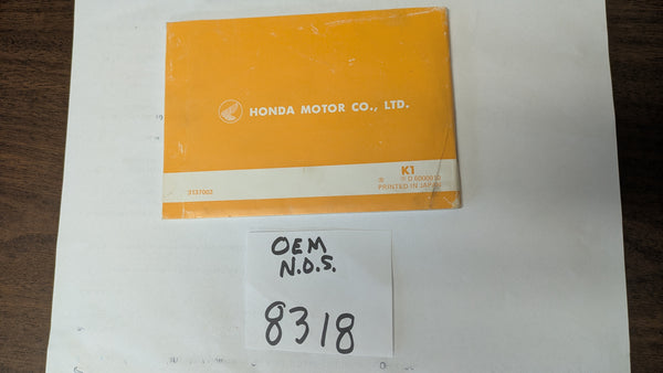 Honda CL360 OEM NOS Owners Manual sku 8318 Free Shipping to USA