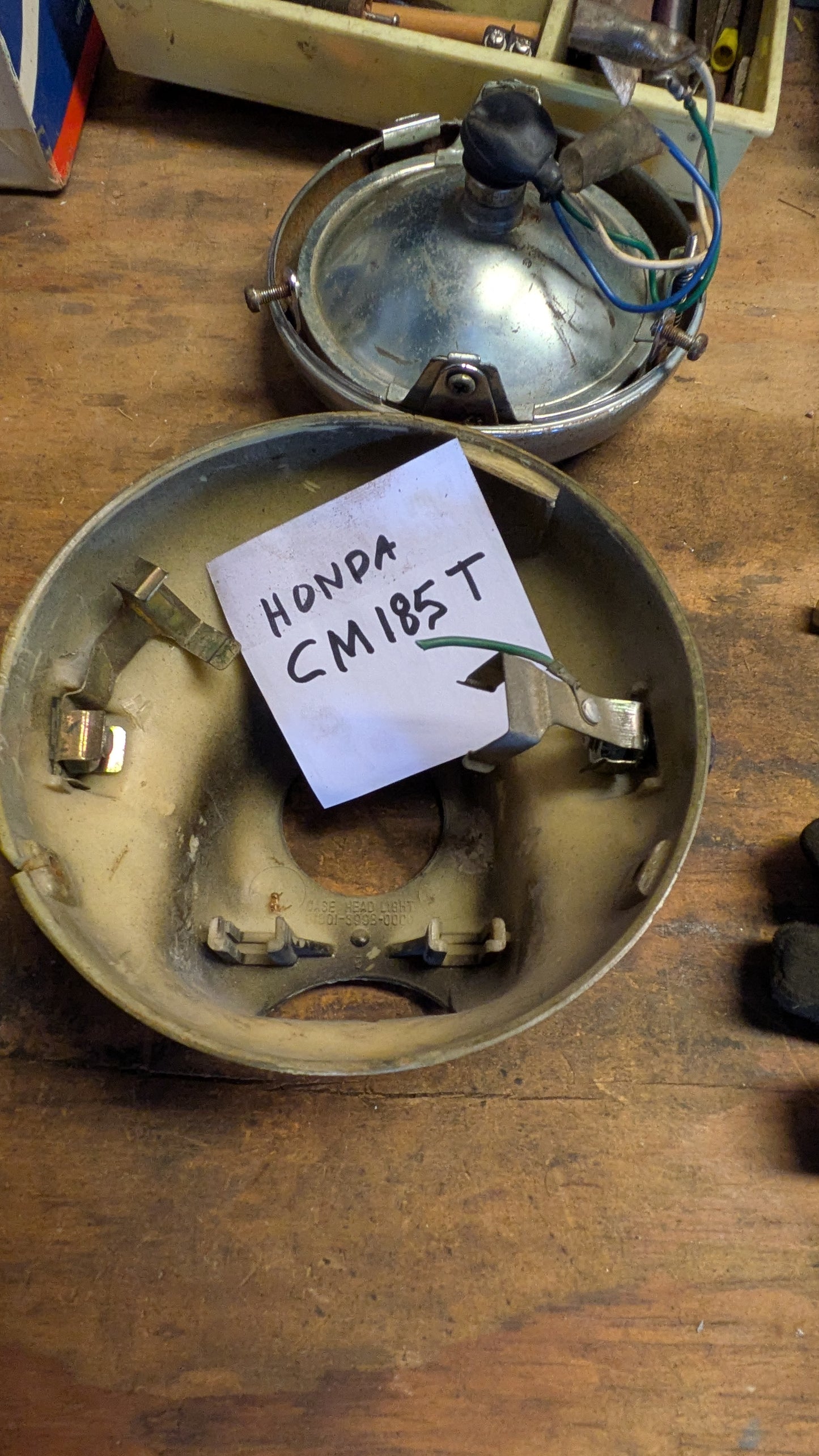 Honda CM185T HM-38M Headlight Complete my sku 8190