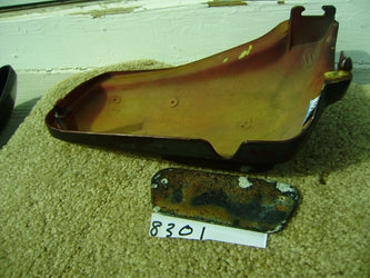 Honda CM 400 Custom  OEM Left Side Cover brown   83740-447A sku 8301