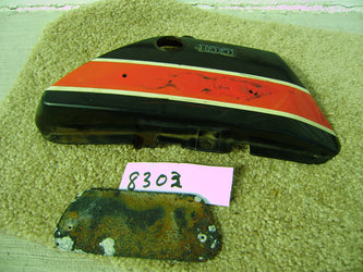 Suzuki TS400 OEM Apache Side Cover Left Black