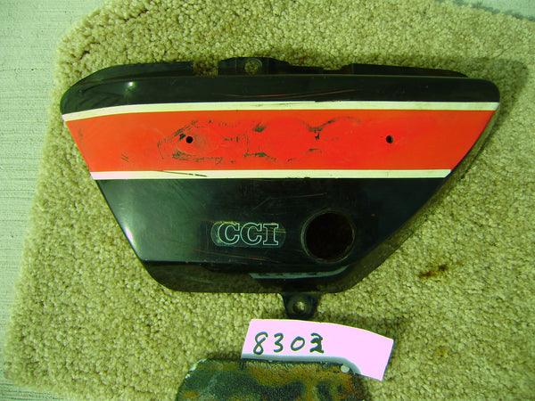 Suzuki TS400 OEM Apache Side Cover Left Black