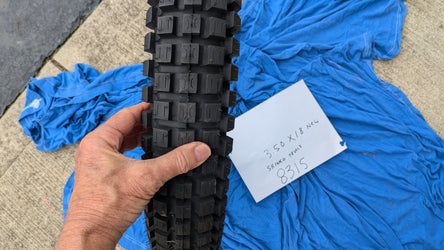 Shinko 3.50 X 18 New Trials Tire   sku 8315