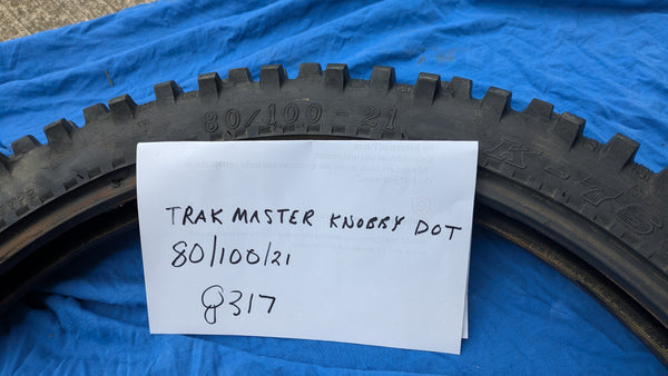 Kenda  80/100/21  Knobby Motorcycle tire Metric  measure 2.75 x21 Knobby Front Tire sku 8317