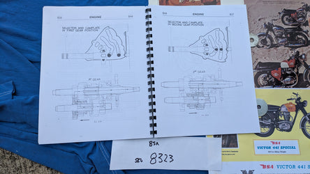 BSA  OEM NOS Victor 441 and associated models Shop Manual sku 8323