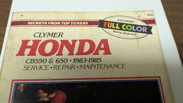 Clymer Honda CB550 CB650 1983-1985 M345 sku 8324B