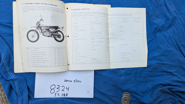 BSA  OEM NOS Victor 441 and associated models Shop Manual sku 8323