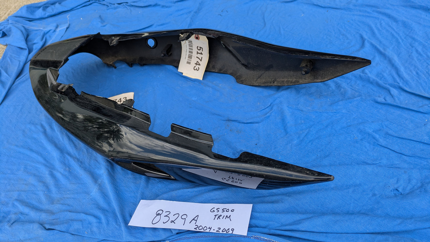 Suzuki GS500  Black OEM Seat  Faring Trim 2004-2009 models sku 8329